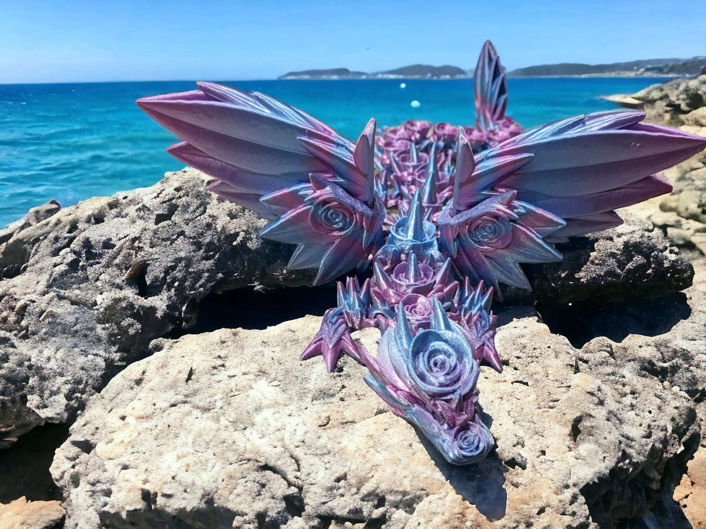 Adult Rose Winged Dragon