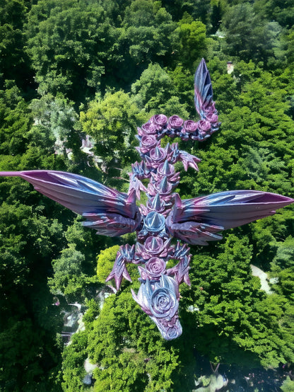 Adult Rose Winged Dragon